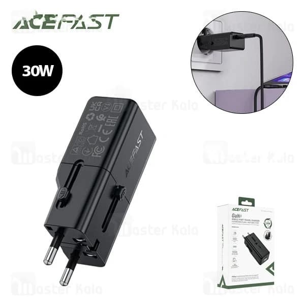 شارژر دیواری و مبدل برق ایس فست ACEFAST Z7 PD30W GaN Fast Charger توان 30 وات — تصویر ۹