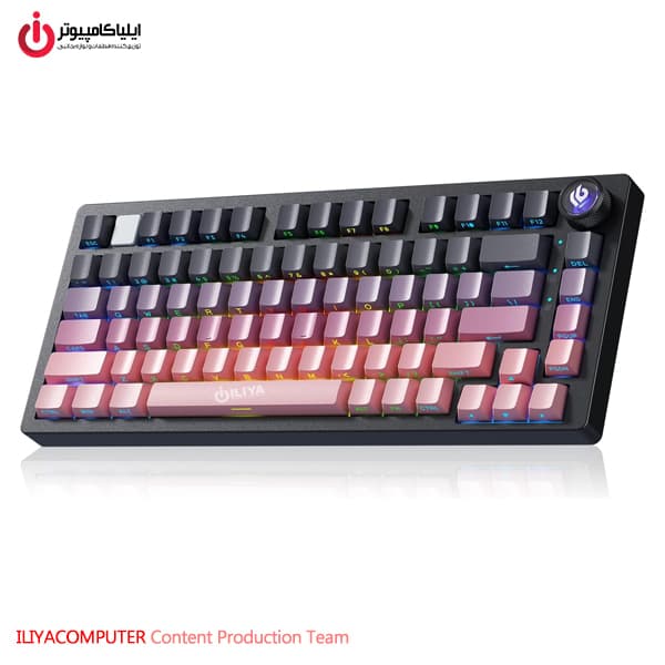 کيبورد گیمینگ مکانیکال سيم‌دار، وايرلس و بلوتوثی آئولا مدل AULA Leobog Hi75C PRO