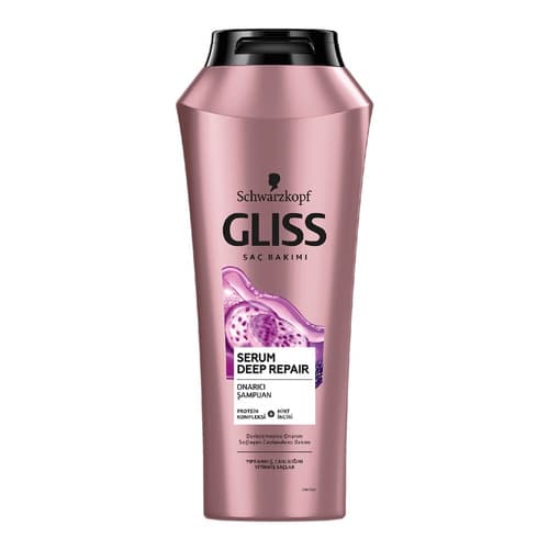 شامپو گلیس ترمیم عمیق ساختار مو با سرم آمینو‑پروتئین | Schwarzkopf Gliss Serum Deep Repair Shampoo — تصویر ۲