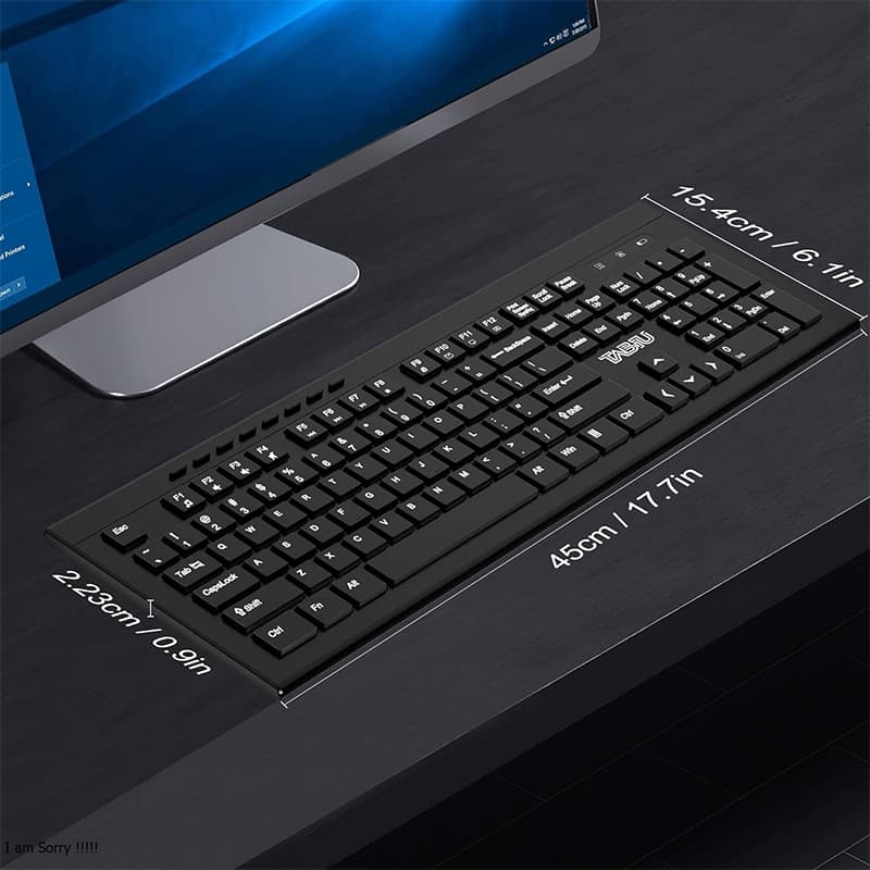 کیبورد بی سیم TABIU مدل CS8800 G — تصویر ۲