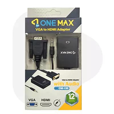 تبدیل VGA به HDMI وان مکس مدل OM150 — تصویر ۲