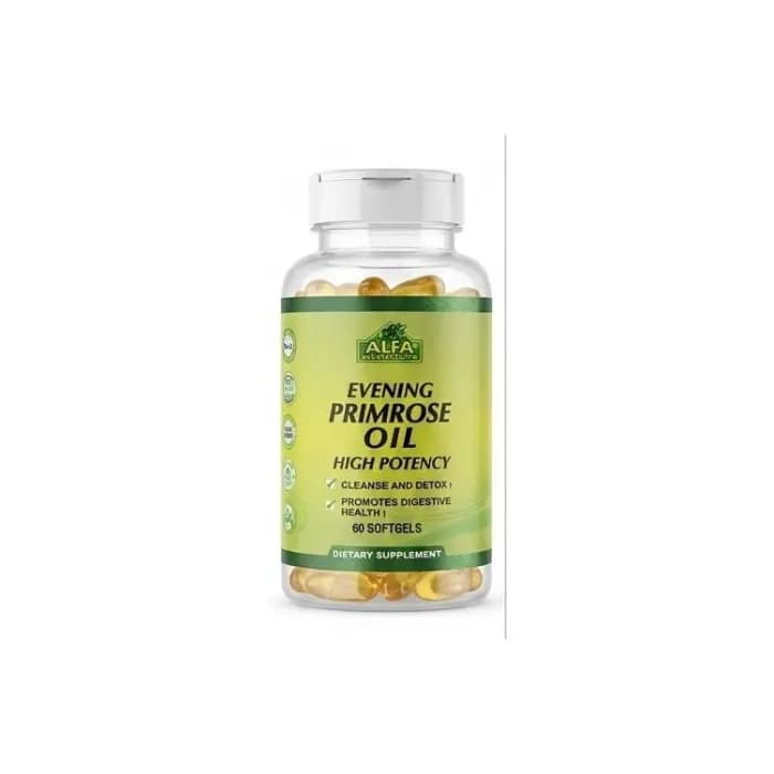 کپسول روغن گل مغربی آلفا ویتامینز 60 عددی