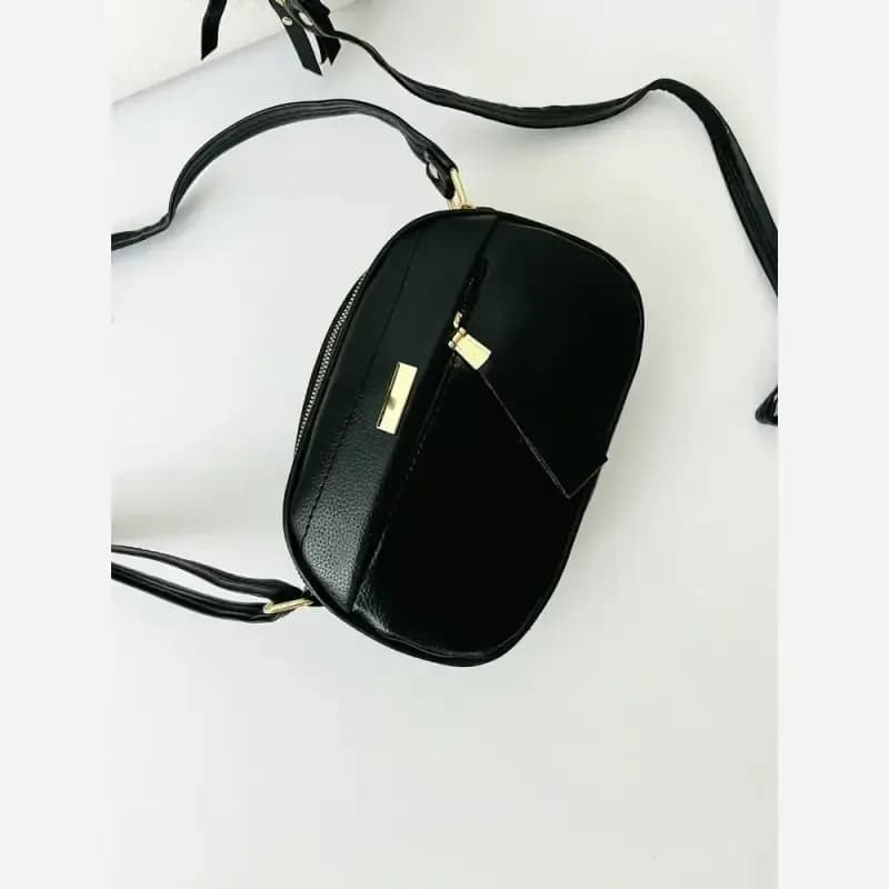 کیف ادویرو پلاس زنانه مشکی جنس شرانگ نرم مناسب روزمره سایز 14-22 — تصویر ۲