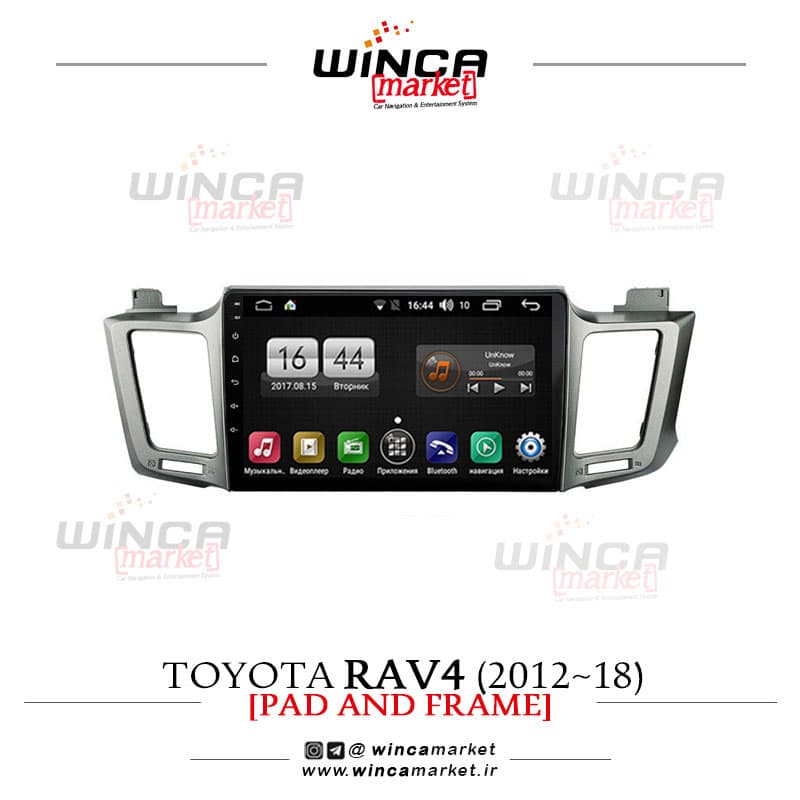 مانیتور اندروید فابریک تویوتا راوفور rav4 وینکا سری اس 170 پلاس تی ال TL855