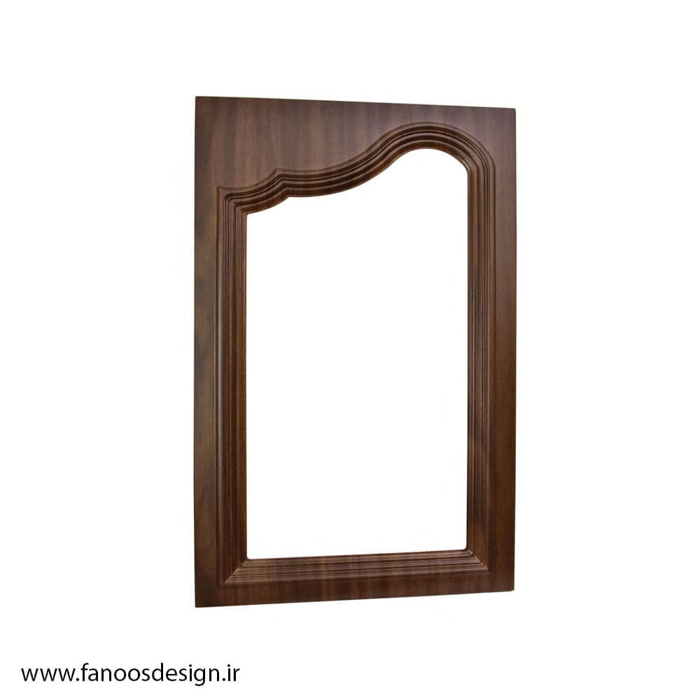 درب کابینت ویترینی روکش ممبران تک قاب برجسته کد 0131