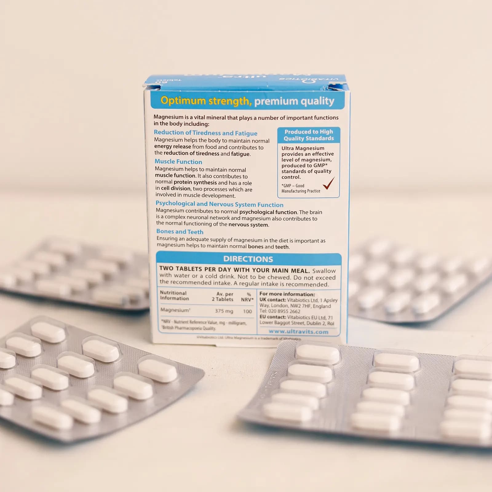 اولترا منیزیم ویتابیوتیکس اورجینال (VITABIOTICS) — تصویر ۲