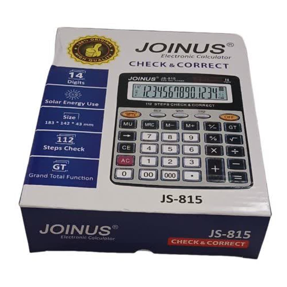 ماشین حساب رومیزی جوینوس JOINUS مدل JS-815 — تصویر ۳