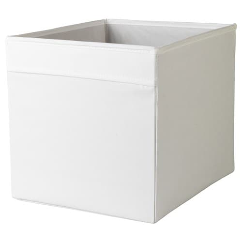 جعبه ذخیره آیکیا، مدل DRÖNA، سفید، 33x38x33 سانتی متر (تخفیف به علت کمی لکه خاک در کنار باکس)