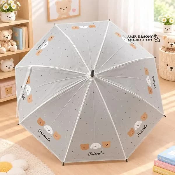 چتر بچگانه فانتزی خرسی