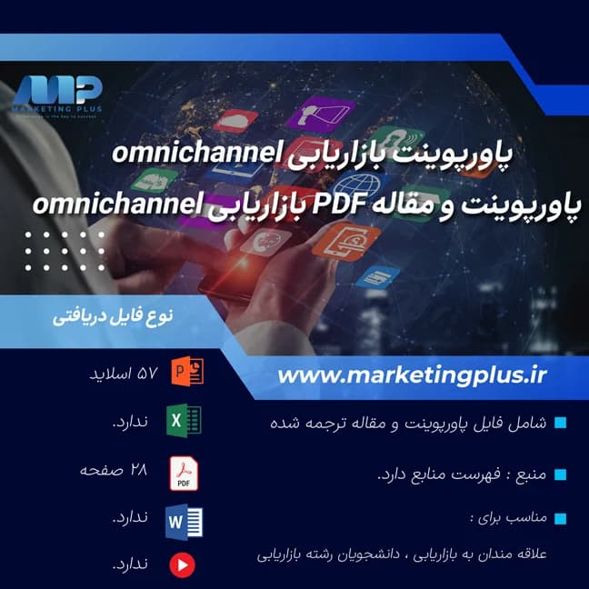 پاورپوینت بازاریابی omnichannel : پاورپوینت و مقاله PDF بازاریابی omnichannel