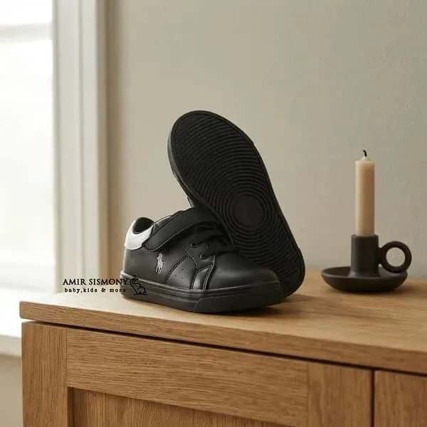 ونس بچگانه مشکی POLO کد 6304 — تصویر ۲