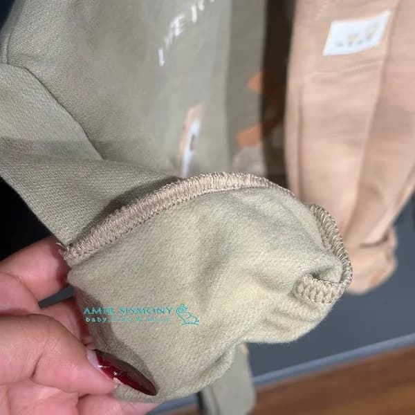 بلوز شلوار ایندیگو طرح مزرعه — تصویر ۵