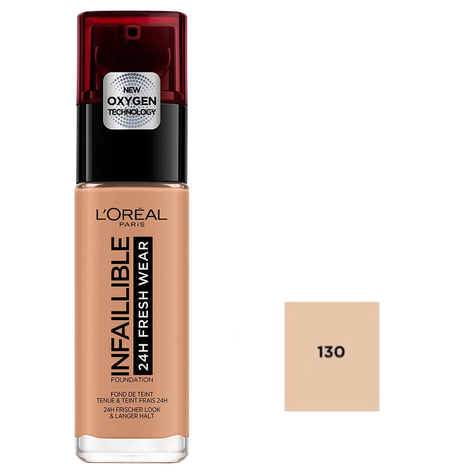 کرم پودر شیشه ای لورال مدل L’Oreal Infaillible 24H — تصویر ۴