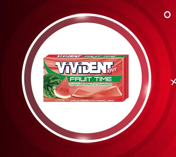 آدامس هندوانه ویویدنت 18 عددی Vivident — تصویر ۲