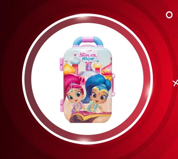 آدامس قوطی فلزی طرح شیمرشاین 12 عددی Shimmer Shine — تصویر ۲