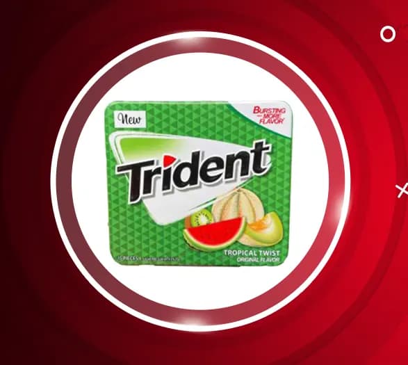 آدامس مرکبات بدون قند تریدنت 35 گرمی Trident — تصویر ۲