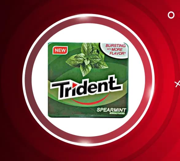آدامس نعنایی بدون قند تریدنت 35 گرمی Trident — تصویر ۲