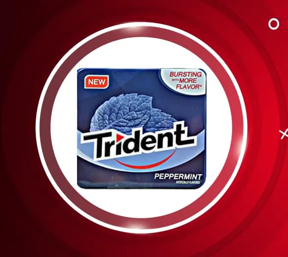 آدامس اکالیپتوس بدون قند تریدنت 35 گرمی Trident — تصویر ۲