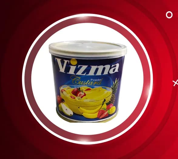 پودر دسر آماده نشاسته ذرت با طعم میوه ویزما 300 گرمی Vizma — تصویر ۲