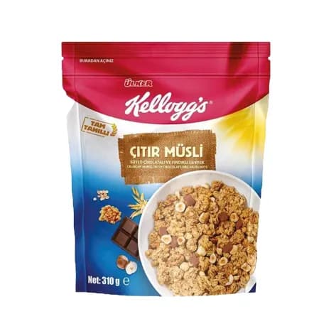 کورن فلکس فندقی و شکلاتی کلاگز 310 گرمی Kelloggs