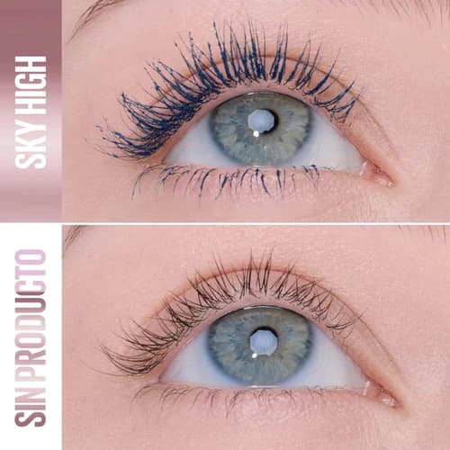 ریمل رنگی آبی های اسکای میبلین Maybelline Sky High Mascara Blue Mist — تصویر ۲