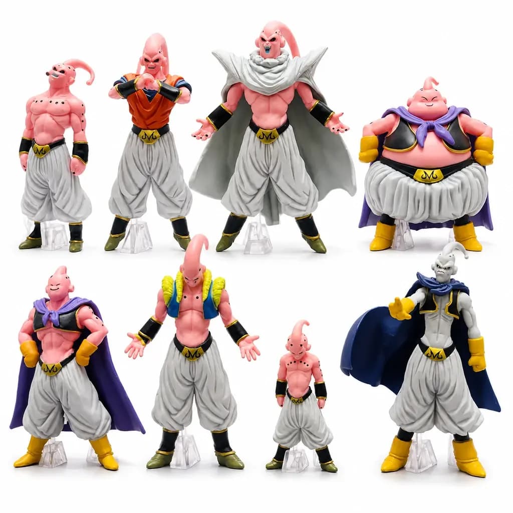 اکشن فیگور ماجین بوو دراگون بال (Majin Buu) ست ۸ عددی