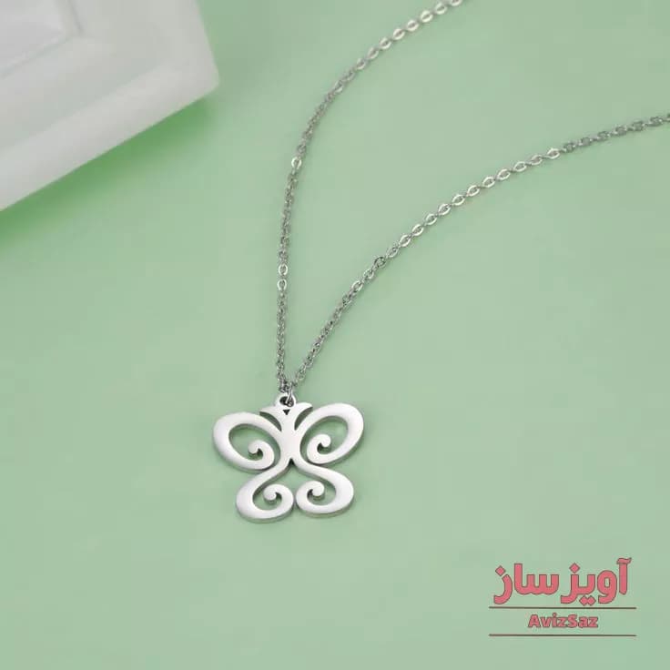 گردنبند پروانه کد 100811