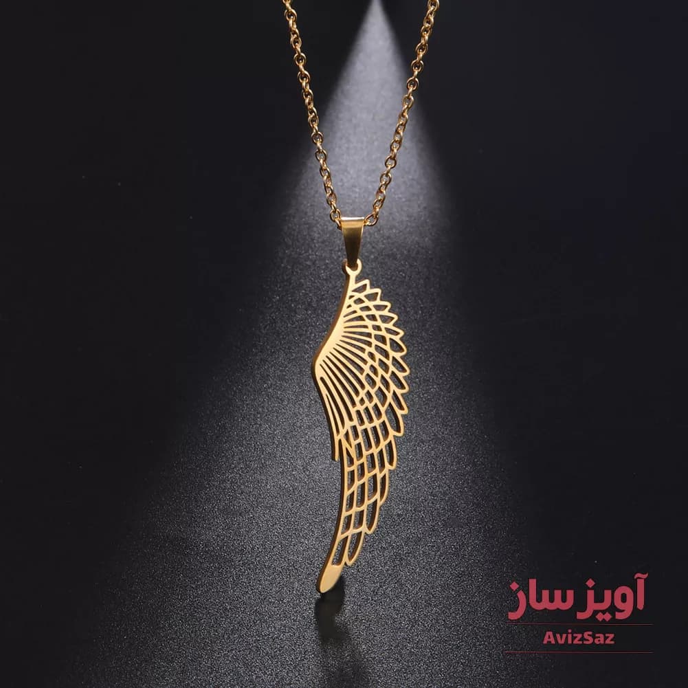 گردنبند پر پرنده کد 100798