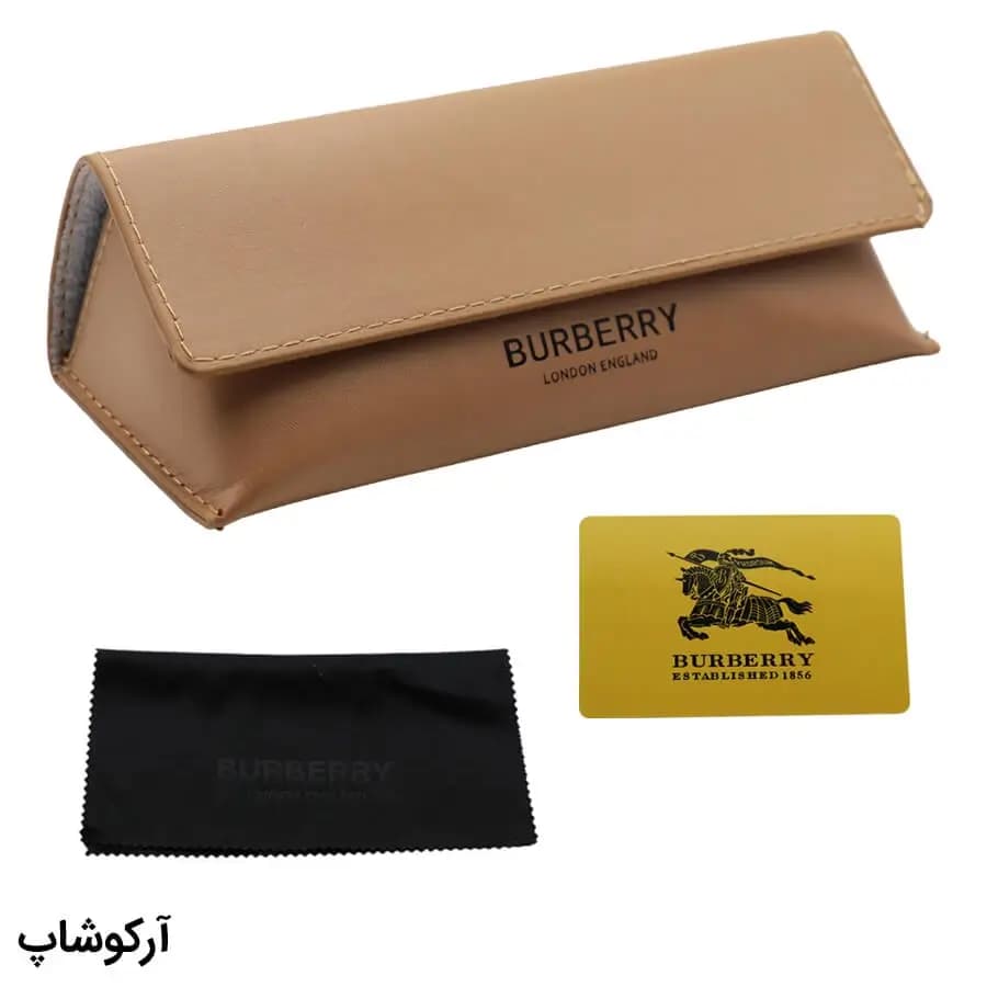 پک اورجینال عینک برند باربری (BURBERRY) با تمام تجهیزات (بدون کارتن) مدل 992993-1