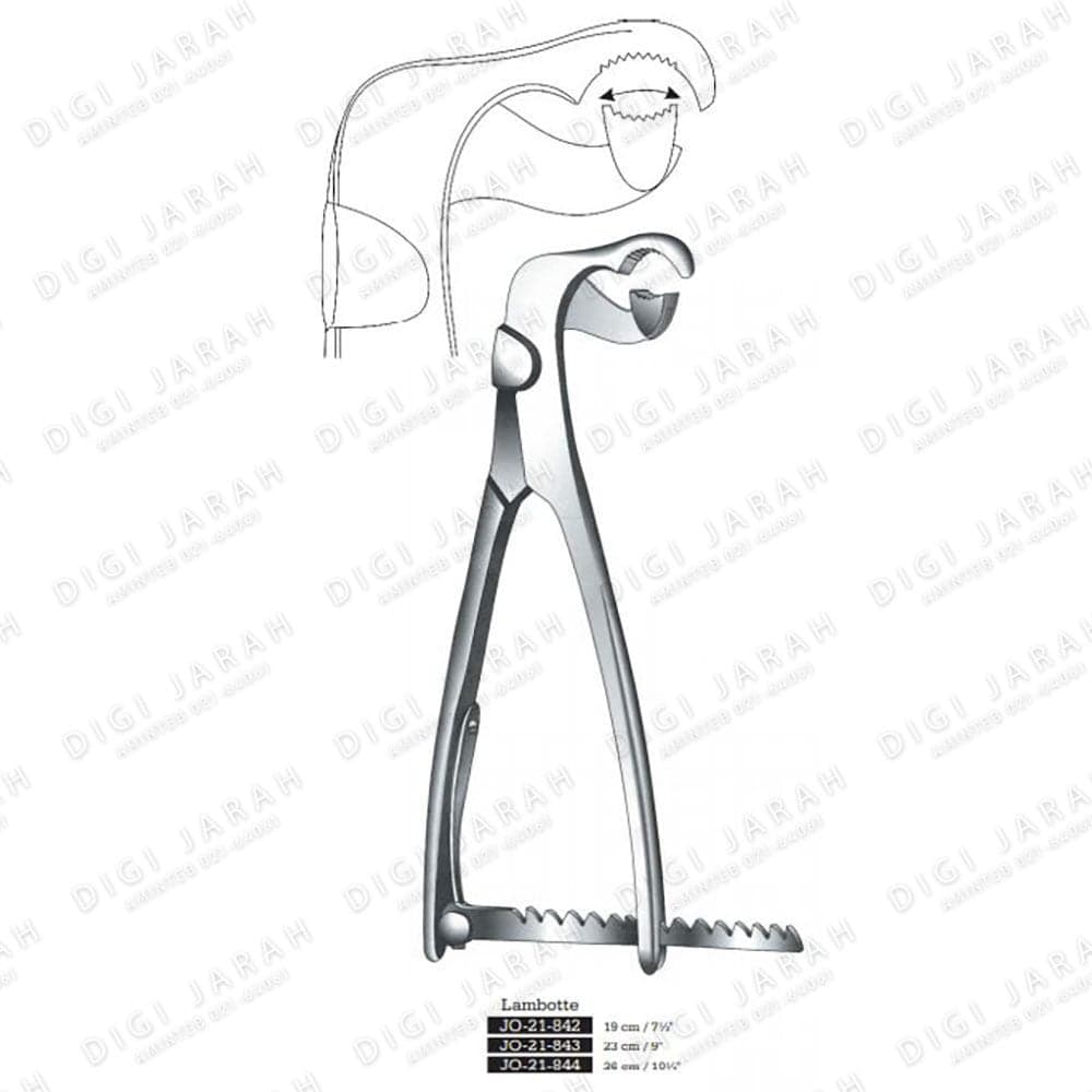 استخوانگیر لامبوت رایت انگل JO-21-843 surgicon 23cm