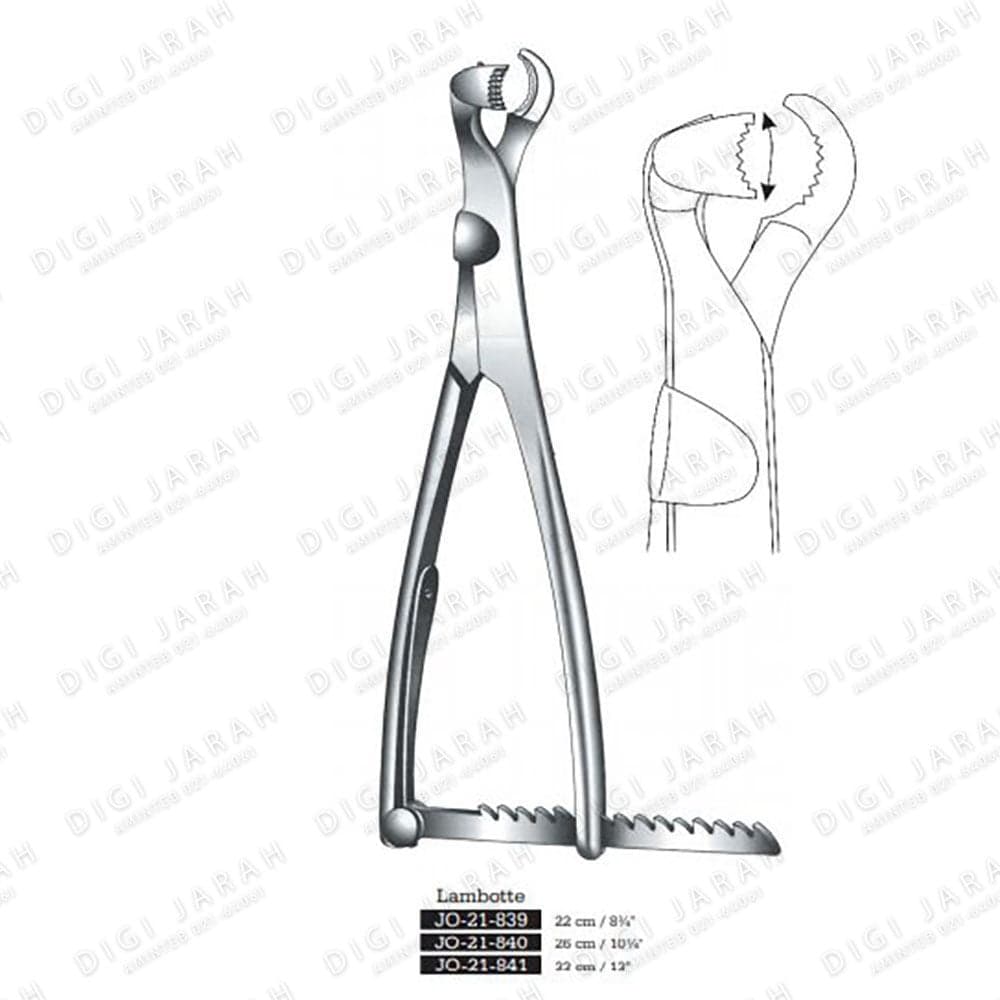 استخوانگیر لامبوت مستقیم JO-21-840 surgicon 26cm