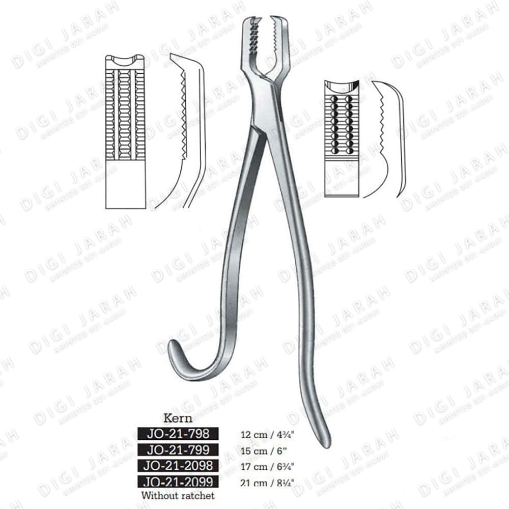استخوانگیر لان بدون قفل JO-21-2099 surgicon 23cm