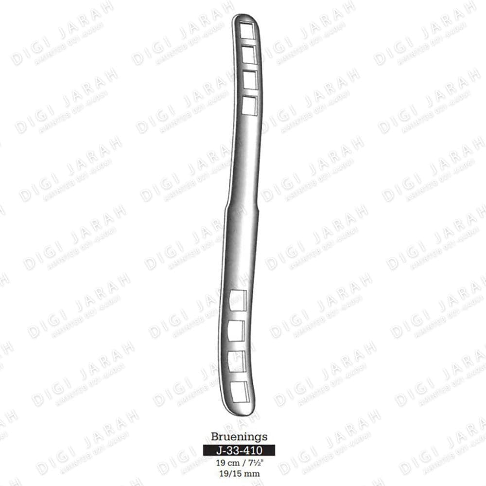 آبسلانگ فلزی سوراخ دار J-33-410 surgicon 19CM