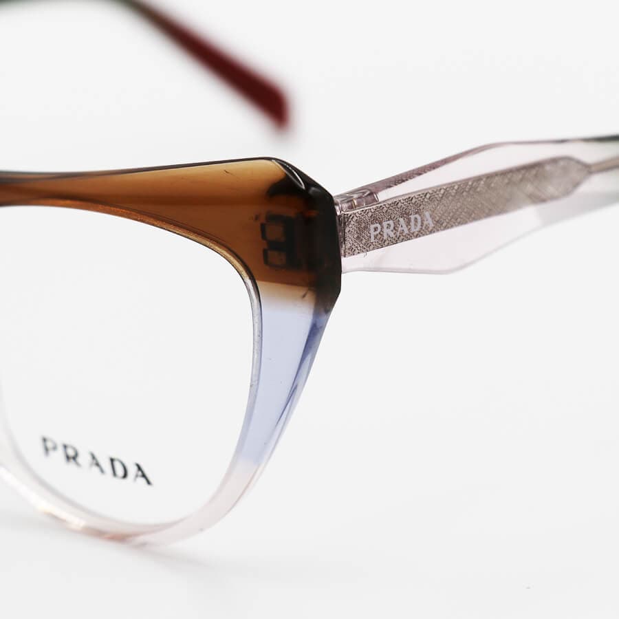 عینک طبی زنانه PRADA با فریم استیت، چند رنگ و چشم گربه ای شکل مدل G6061 — تصویر ۵