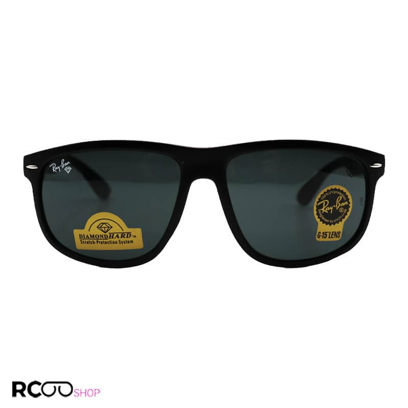 عینک آفتابی خلبانی Ray-Ban Ferrari با فریم قهوه‌ای مات، لنز قهوه ای و جنس سنگ مدل RB756 — تصویر ۸