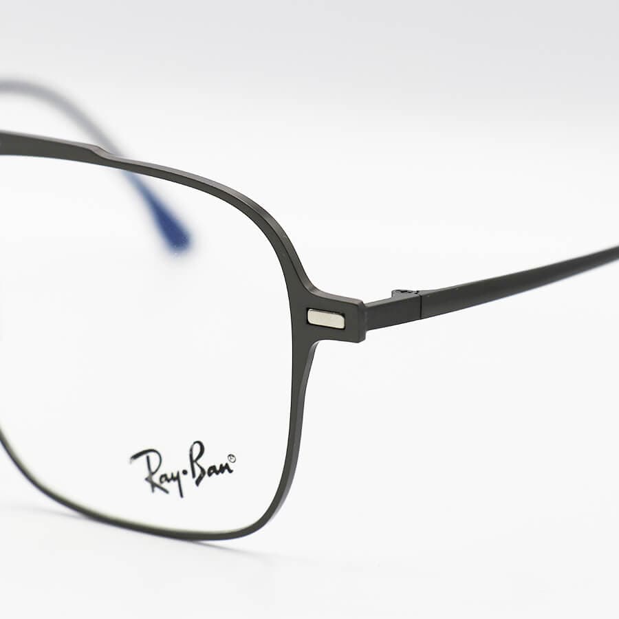 فریم عینک طبی 2 کاوره با فریم مربعی، رنگ نوک مدادی و از جنس آلومینیوم برند Ray-Ban مدل 7602 — تصویر ۶