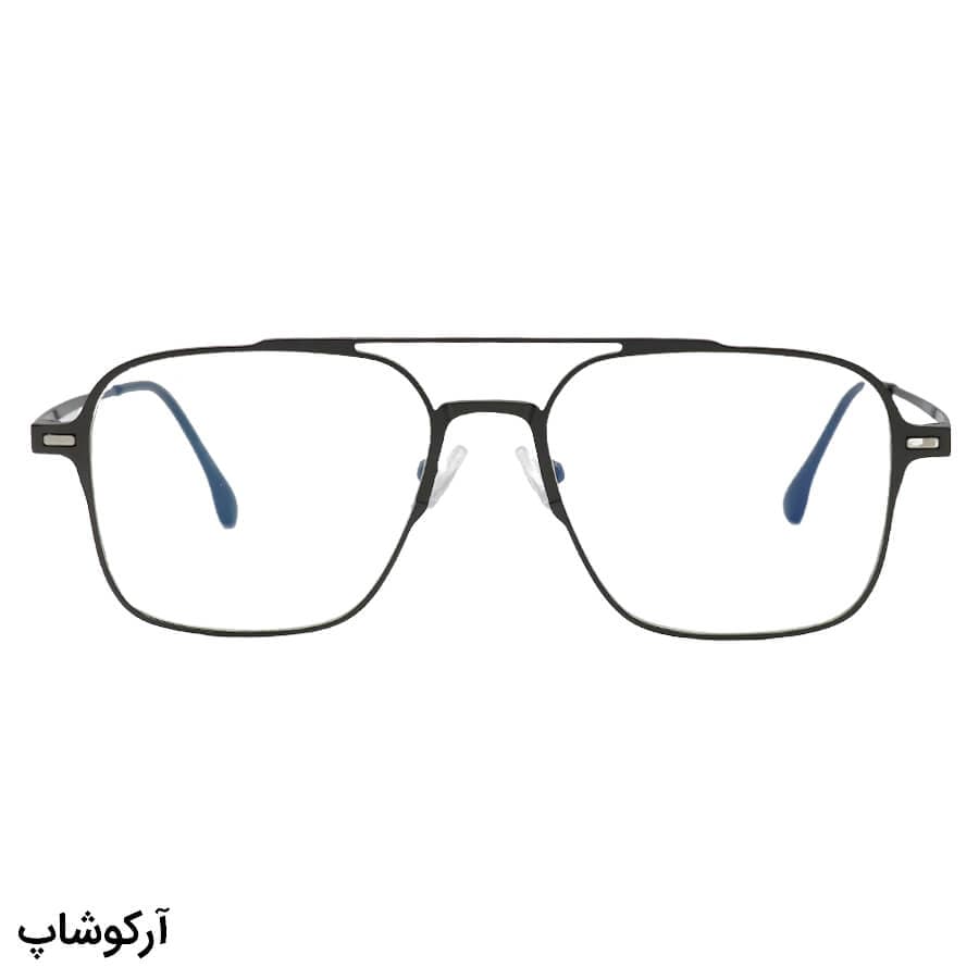 فریم عینک طبی 2 کاوره با فریم مربعی، رنگ نوک مدادی و از جنس آلومینیوم برند Ray-Ban مدل 7602 — تصویر ۲