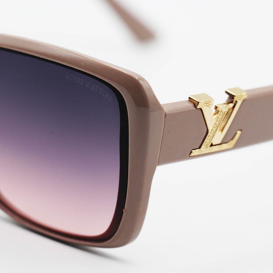 عینک آفتابی LOUIS VUITTON با فریم مربعی شکل، آبی رنگ و لنز دودی سایه روشن مدل M9105 — تصویر ۱۱
