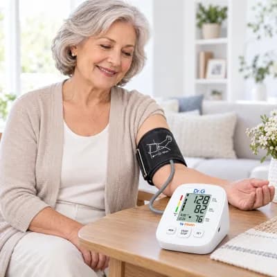 دستگاه فشار خون دیجیتالی سخنگو دکتر جی DR.G iHealth مدل EN401 — تصویر ۳