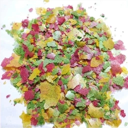 غذای ماهی پولکی درجه 1 مناسب ماهیان گیاه خوار بسته 20 گرمی