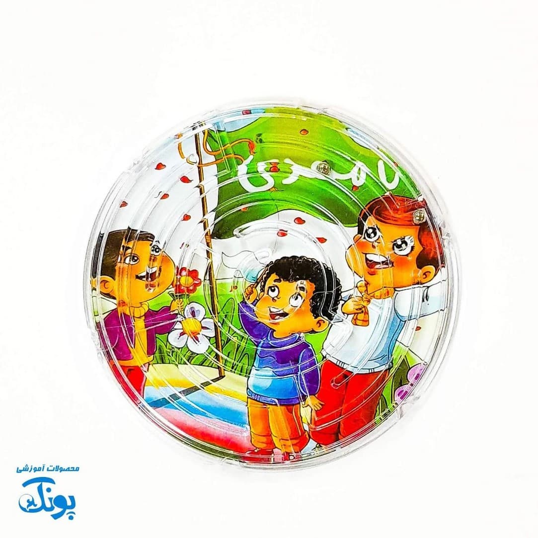 پیچ در پیچ کریستال ماز دایره طرح دختر و پسر مذهبی — تصویر ۴