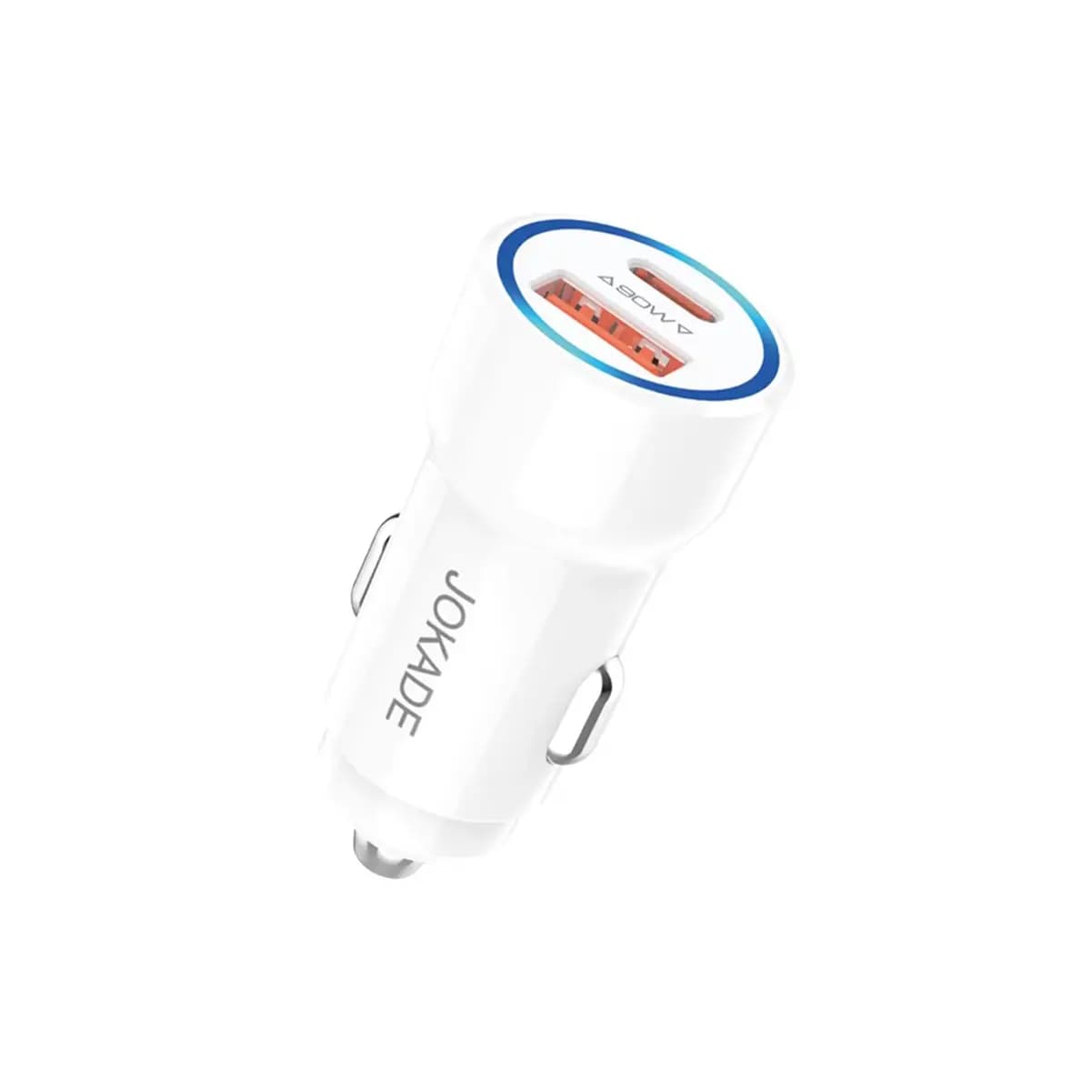 شارژر فندکی تایپ سی ۹۰ وات جوکید مدل JH047 دو پورت سوپر فست با خروجی PD و USB — تصویر ۲