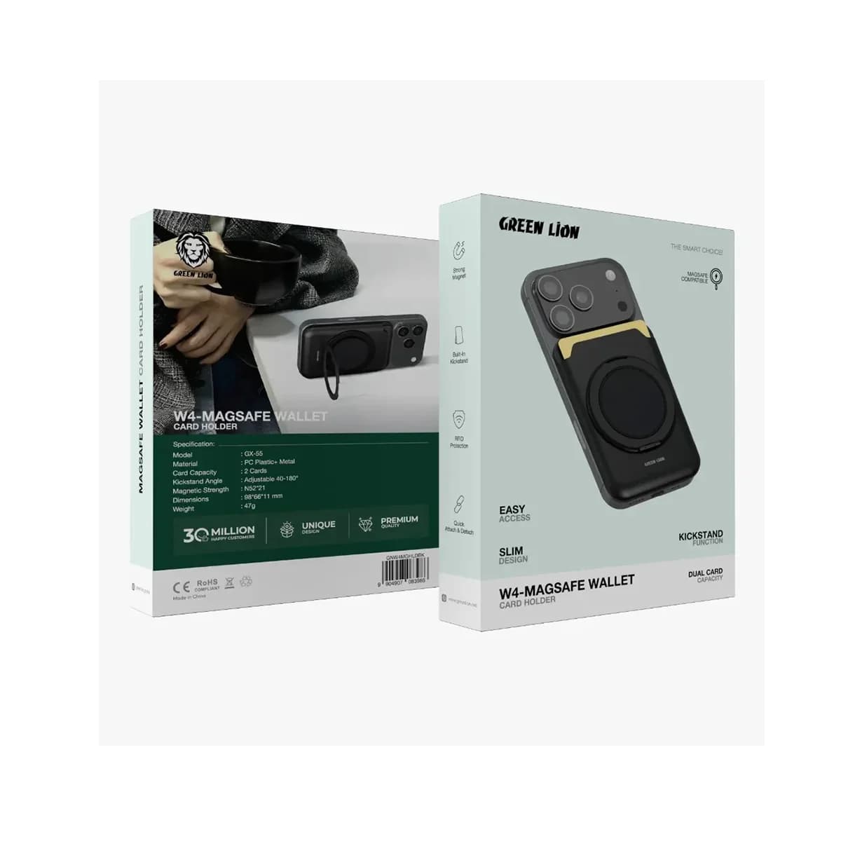 کیف کارت مگ‌سیف گرین لاین W4 مدل GNW4MGHLDBK — تصویر ۲