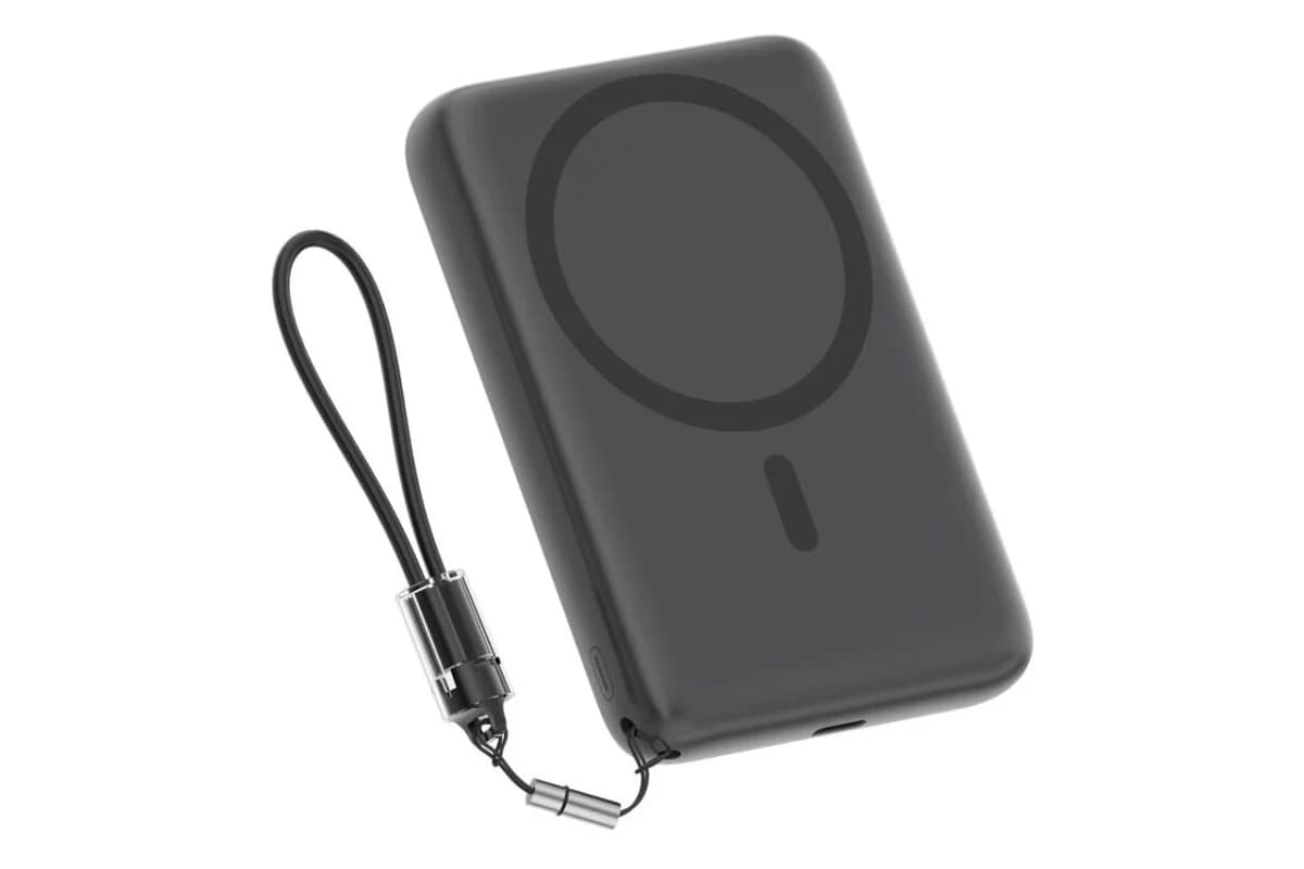 پاوربانک QCY PBW10A ظرفیت 10000mAh با شارژ بی‌سیم 15W