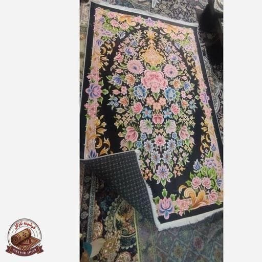 فرشینه مدرن رویه مخمل ترک طرح ابریشمی استُپ دار (ابعاد دلخواه) a007 — تصویر ۲