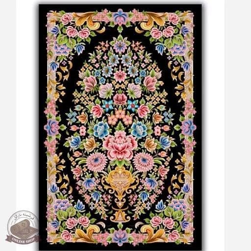 فرشینه مدرن رویه مخمل ترک طرح ابریشمی استُپ دار (ابعاد دلخواه) a007 — تصویر ۴
