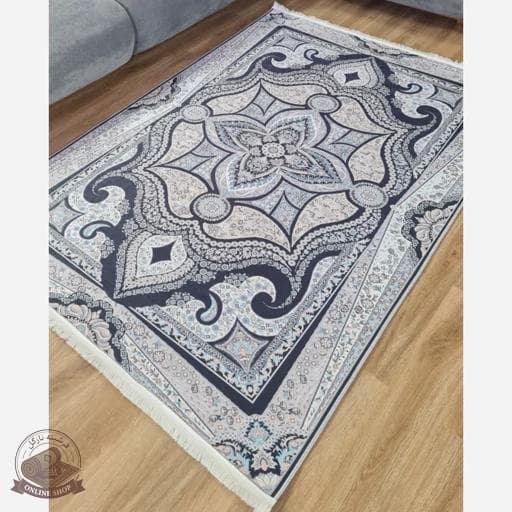 فرشینه طوسی مدرن جلوه ای خاص مخمل هازان تُرک — تصویر ۴
