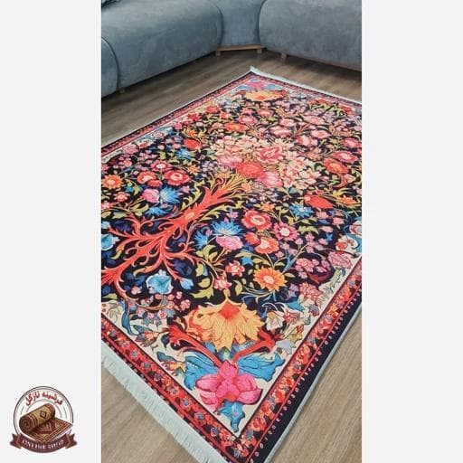 فرشینه مدرن با رویه مخمل هازان کد a048 — تصویر ۴