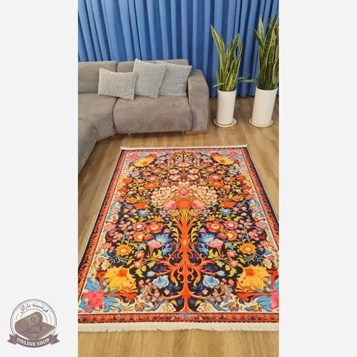 فرشینه مدرن با رویه مخمل هازان کد a048 — تصویر ۶