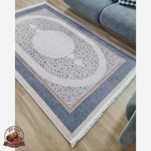 فرشینه مدرن مستطیل رویه مخمل هازان ترک کد 201 — تصویر ۳